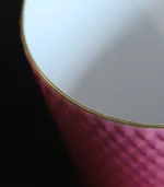 Pottery Mug Carmine Pink Scale Cup Luxury Handmade Gift - Image 2