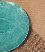 Tea Cups and Saucers - Handmade Turquoise High-Footed Gift - Image 3