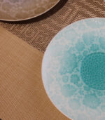 Tea Cups and Saucers - Handmade Turquoise High-Footed Gift - Image 4