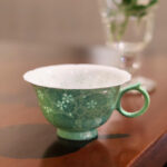 Tea and Cups - Handmade Petal Scalloped Jingdezhen Gift
