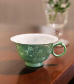 Tea and Cups - Handmade Petal Scalloped Jingdezhen Gift