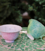 Tea and Cups - Handmade Petal Scalloped Jingdezhen Gift - Image 4