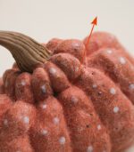 Fake Fruit Handmade Ceramic Apple Ceramic fruit decor - Image 2