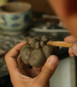 Fake Fruit Handmade Ceramic Apple Ceramic fruit decor - Image 3