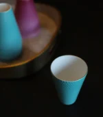 Pottery Mugs Turquoise Glaze Cup Luxury Home Accents - Image 5