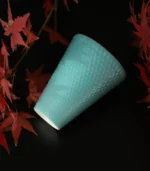Pottery Mugs Turquoise Glaze Cup Luxury Home Accents - Image 4