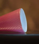 Pottery Mug Carmine Pink Scale Cup Luxury Handmade Gift - Image 4