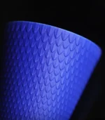 Ceramic coffee mugs Klein Blue Scale Unique Studio Pottery - Image 2