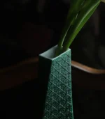Vase for flowers Emerald Ceramic Artisanal Ceramics - Image 4