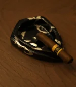 Cigar Ashtray Black Gold Luxury Father’s Day or Retirement Gift - Image 4