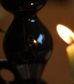 Black Candle Holders Mirror Glaze Dreamer Investment Piece - Image 2