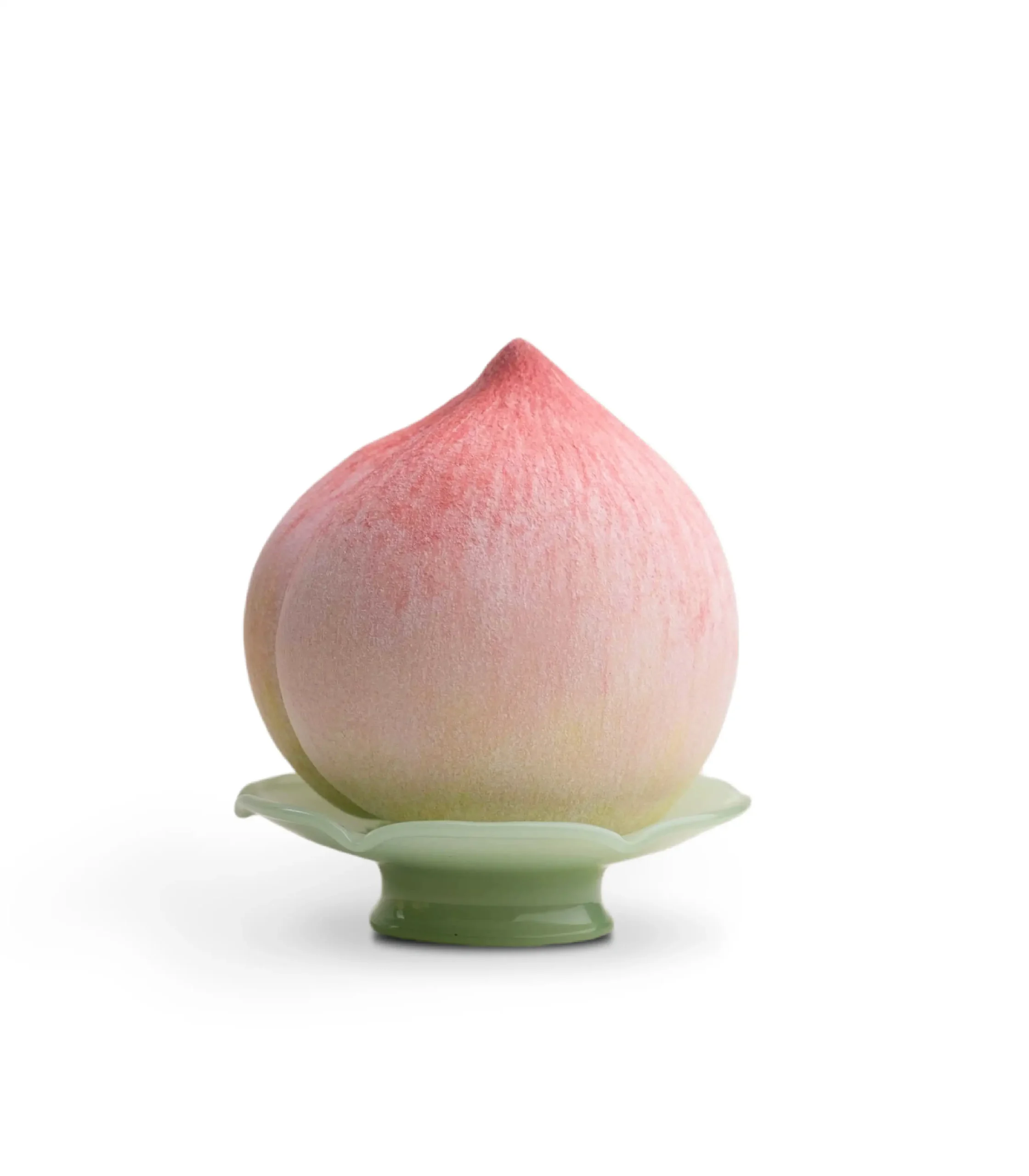 产品3-2 (1) Fake Fruit Ceramic Peach Sculpture Gift with Symbolic Meaning - Image 1
