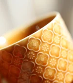 Handmade mugs Caramel Espresso Cup Housewarming Gift - Image 2