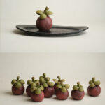 Fake Fruit Handmade Ceramic Apple Ceramic fruit decor