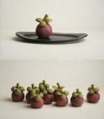 Fake Fruit Handmade Ceramic Apple Ceramic fruit decor