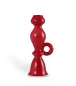 Taper Candle Holders Red Velvet Handmade Holiday Tablescapes