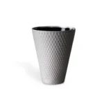 Ceramic Coffee Cup Silver Scale Tumbler Curated Gift