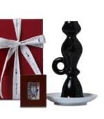 Black Candle Holders Mirror Glaze Dreamer Investment Piece