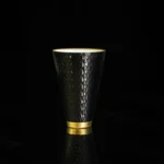 Ceramic Espresso cups Gold Black Cup Connoisseur's Gift